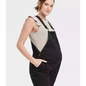 The Nines by HATCH Black Maternity Jumpsuit